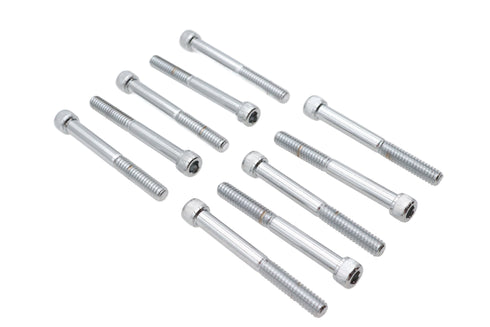 Colony Allen Socket Cap Bolt Knurled Chrome 1/4 inch-20 X 2-1/4 inc - 37-8308