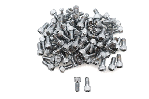 V-Twin Allen Socket Cap Bolt Knurled Chrome 5/16 inch X 5/8 inch - 37-8309T