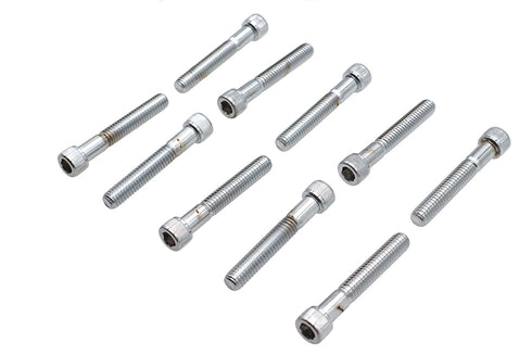 Colony Allen Socket Cap Bolt Knurled Chrome 5/16-18 inch X 2 inch - 37-8316