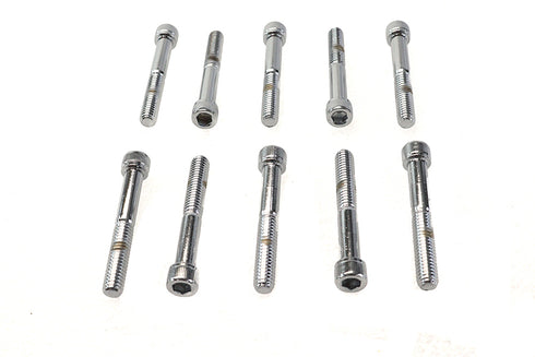 Colony Allen Socket Cap Bolt Knurled Chrome 5/16-18 inch X 2-1/4 in - 37-8317