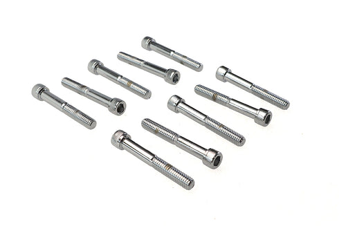Colony Allen Socket Cap Bolt Knurled Chrome 5/16-18 inch X 2-1/4 in - 37-8317