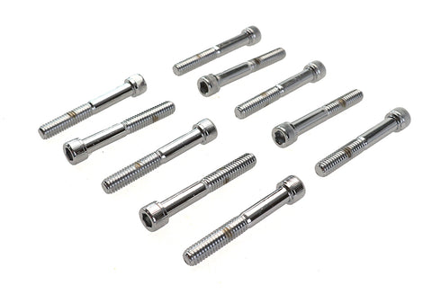 Colony Allen Socket Cap Bolt Knurled Chrome 5/16-18 inch X 2-1/4 in - 37-8317