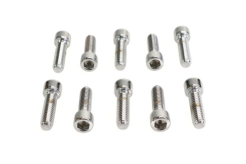 Colony Allen Socket Cap Bolt Knurled Chrome 3/8 inch X 1-1/4 inch - 37-8320