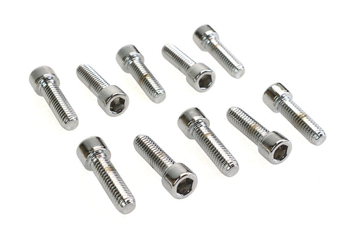 Colony Allen Socket Cap Bolt Knurled Chrome 3/8 inch X 1-1/4 inch - 37-8320