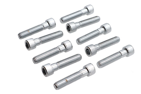 Colony Allen Socket Cap Bolt Knurled Chrome 3/8 inch X 1-3/4 inch - 37-8322