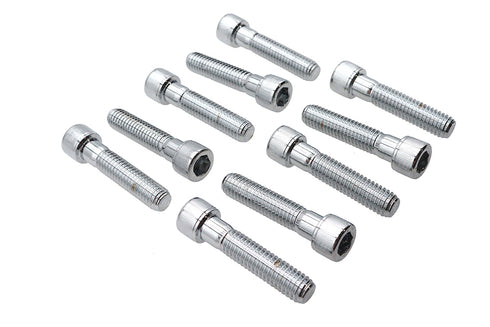 Colony Allen Socket Cap Bolt Knurled Chrome 3/8 inch X 1-3/4 inch - 37-8322