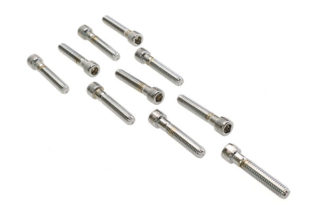 Colony Allen Socket Cap Bolt Knurled Chrome 3/8 inch X 2 inch - 37-8323