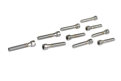 Colony Allen Socket Cap Bolt Knurled Chrome 3/8 inch X 2 inch - 37-8323