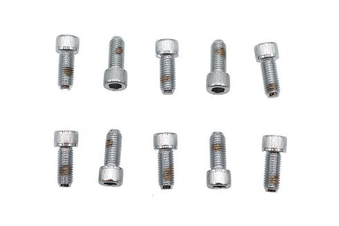 Colony Allen Socket Cap Bolt Knurled Chrome 1/4 inch x 5/8 inch - 37-8324