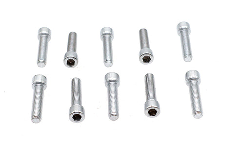 Colony Allen Socket Cap Bolt Knurled Chrome 1/4 inch X 1 inch - 37-8327