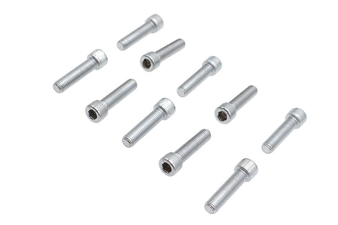 Colony Allen Socket Cap Bolt Knurled Chrome 1/4 inch X 1 inch - 37-8327