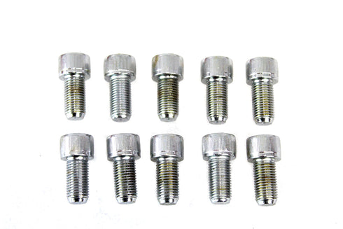 Colony Allen Socket Cap Bolt Knurled Chrome 3/8 inch-24 X 3/4 inch - 37-8340