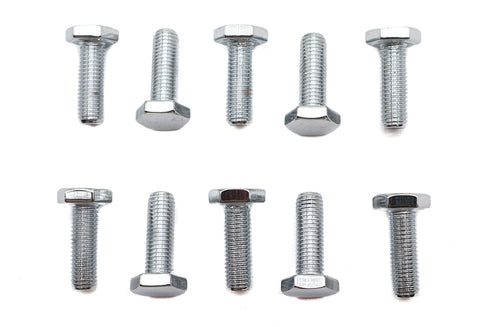 Colony Hex Cap Bolts Chrome 1/4 inch-28 X 3/4 inch - 37-8574