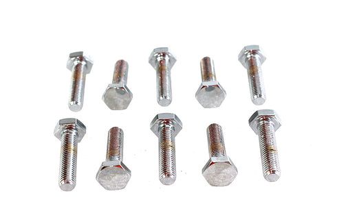 Colony Hex Cap Bolts Chrome 1/4 inch-28 X 1 inch - 37-8576