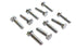 Colony Hex Cap Bolts Chrome 1/4 inch-28 X 1 inch - 37-8576