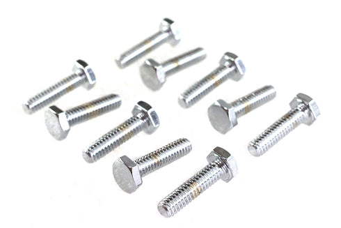 Colony Hex Cap Bolts Chrome 1/4 inch x 1 inch - 37-8605