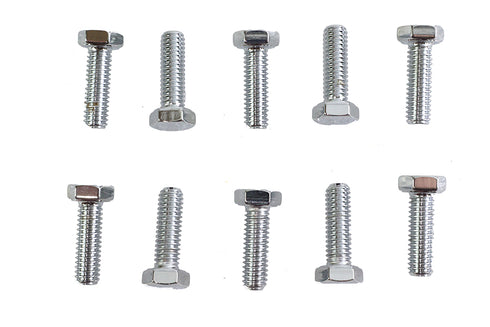 Colony Hex Cap Bolts Chrome 5/16 inch x 1 inch - 37-8614