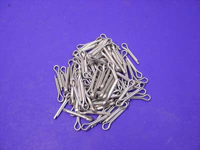 V-Twin Cotter Pins 3/16 inch x 1 inch Zinc Plated - 37-8663