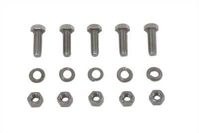 V-Twin Stainless Steel Muffler Clamp Bolt Set - 37-8683