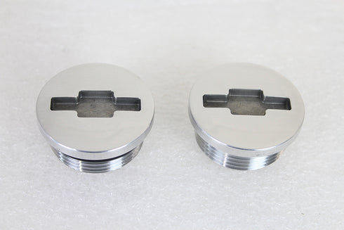 V-Twin Primary Cover Cap Set Polished - 37-8687