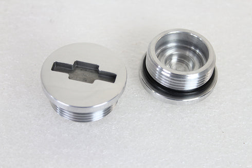 V-Twin Primary Cover Cap Set Polished - 37-8687