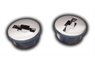 V-Twin Primary Cover Cap Set Chrome - 37-8690