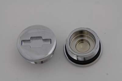V-Twin Primary Cover Cap Set Chrome - 37-8690