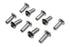 Colony Allen Button Head Bolt Chrome 1/4 inch X 5/8 inch - 37-8701
