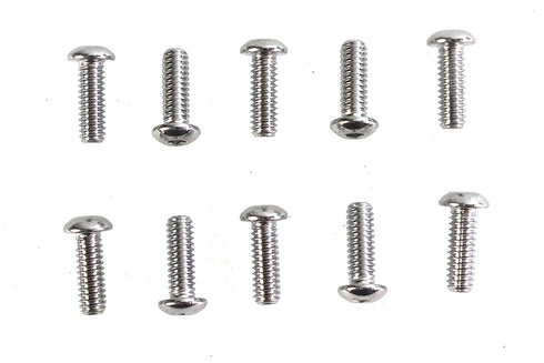 Colony Allen Button Head Screws Chrome 1/4 inch X 3/4 inch - 37-8702