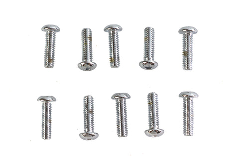 Colony Allen Button Head Screws Chrome 1/4 inch X 7/8 inch - 37-8703