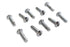 Colony Allen Button Head Screws Chrome 1/4 inch X 7/8 inch - 37-8703