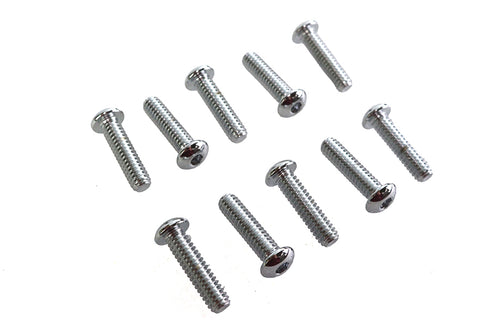 Gardner-Westcott Allen Button Head Screws Chrome 1/4 inch X 1 inch - 37-8704