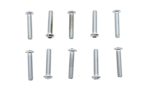 Colony Allen Button Head Screws Chrome 1/4 inch X 1-1/4 inch - 37-8705
