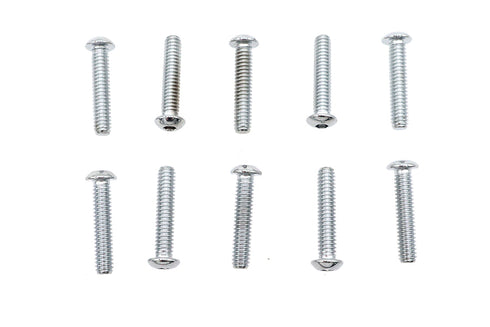 Colony Allen Button Head Screws Chrome 1/4 inch X 1-1/2 inch - 37-8706