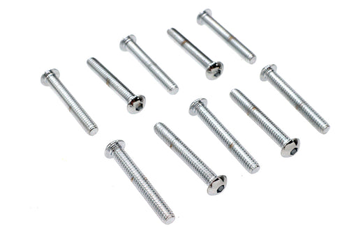 Gardner-Westcott Allen Button Head Screws Chrome 1/4 inch X 1-3/4 inch - 37-8707