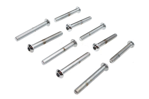 Colony Allen Button Head Screws Chrome 1/4 inch X 2 inch - 37-8708