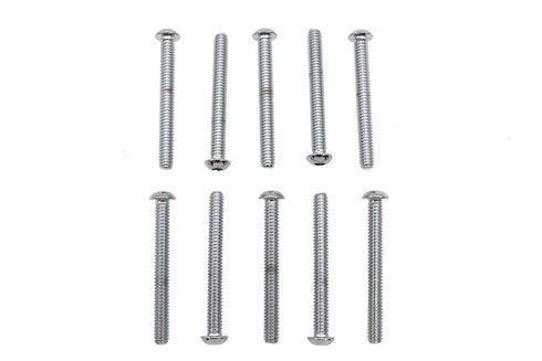 Colony Allen Button Head Screws Chrome 1/4 inch X 2-1/4 inch - 37-8709