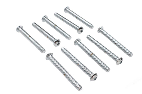 Colony Allen Button Head Screws Chrome 1/4 inch X 2-1/4 inch - 37-8709