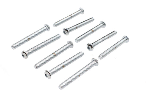 Colony Allen Button Head Screws Chrome 1/4 inch X 2-1/4 inch - 37-8709