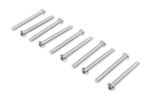 Colony Allen Button Head Screws Chrome 1/4 inch X 2-1/2 inch - 37-8710