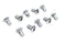 Gardner-Westcott Allen Button Head Screws Chrome 5/16 inch X 1/2 inch - 37-8711