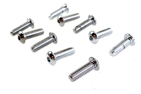 Colony Allen Button Head Screws Chrome 5/16 inch X 1 inch - 37-8713
