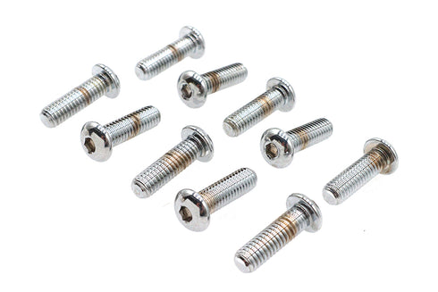 Colony Allen Button Head Screws Chrome 3/8 inch X 1-1/4 inch - 37-8721