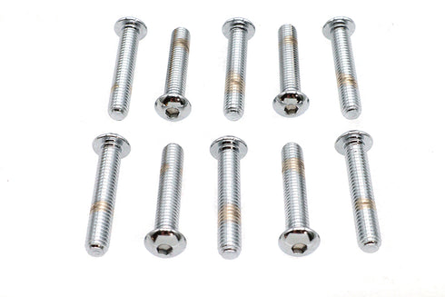 Gardner-Westcott Allen Button Head Screws Chrome 3/8 inch X 2 inch - 37-8724