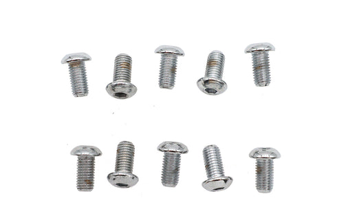 Colony Allen Button Head Screws Chrome 1/4 inch X 1/2 inch - 37-8725