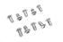 Colony Allen Button Head Screws Chrome 1/4 inch X 1/2 inch - 37-8725