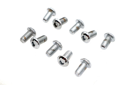 Colony Allen Button Head Screws Chrome 1/4 inch X 1/2 inch - 37-8725