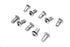 Colony Allen Button Head Screws Chrome 1/4 inch X 1/2 inch - 37-8725
