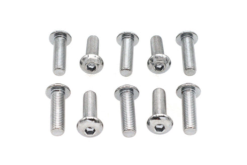 Colony Allen Button Head Screws Chrome 5/16 inch X 1 inch - 37-8734