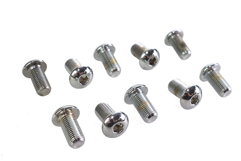 Colony Allen Button Head Screws Chrome 3/8 inch X 3/4 inch - 37-8739